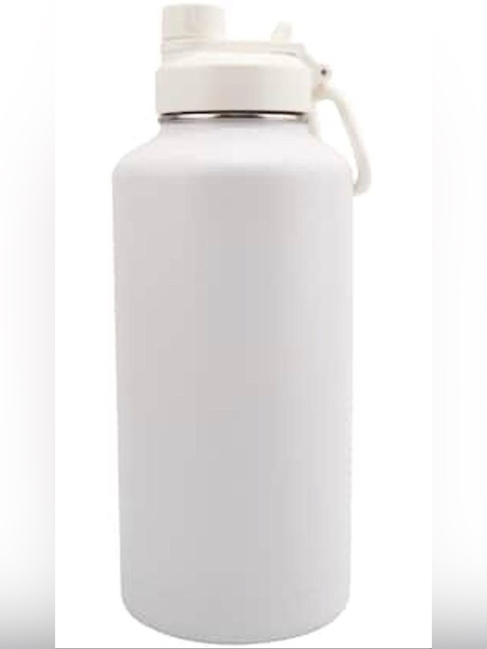 Insulated 64oz Stainless Steel Tumbler with straw + Chug Spout